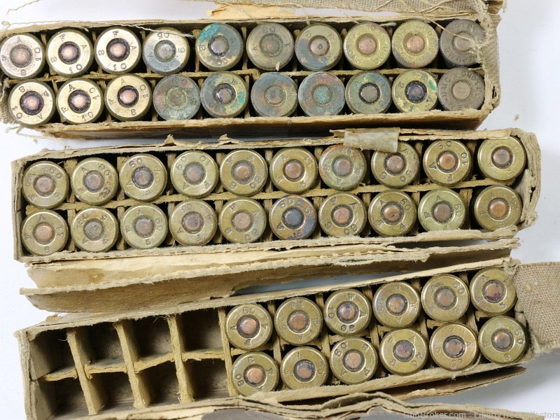 US Military Vintage 38 Long Ammunition Lot-img-3