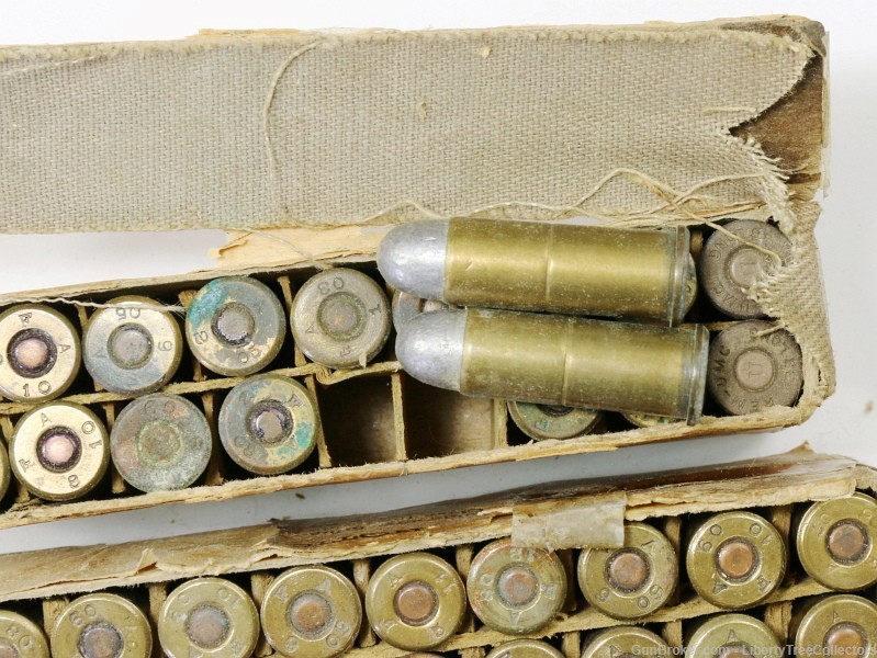 US Military Vintage 38 Long Ammunition Lot-img-5