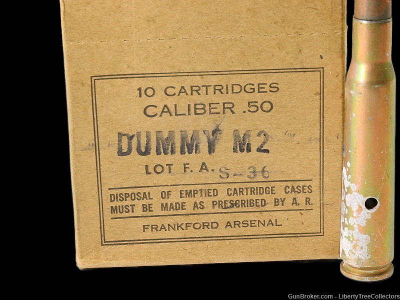 US Military WW2 Browning 50 BMG Dummy Rounds 10-img-1