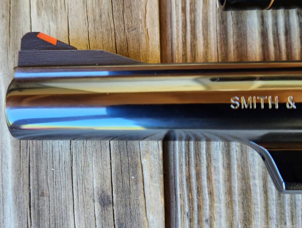 Spectacular Smith & Wesson Model 57-1 41 Magnum 6" Blue With Leupold Scope -img-8