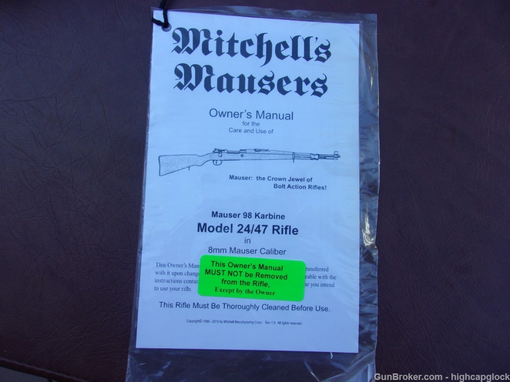 Yugo Mauser 24/47 8mm Rifle MITCHELL'S MAUSERS IN BOX Bolt Action $1START-img-28