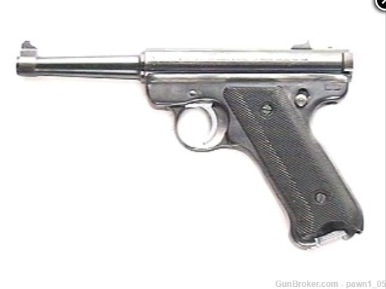 Ruger Mark 1 .22 LR Pistol w/ Pencil Barrel -img-0