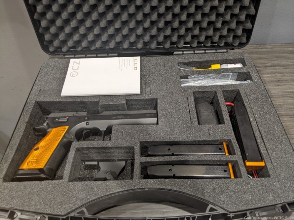 USED CZ 75 Tactical Sport Orange 9mm Luger Handgun-img-3