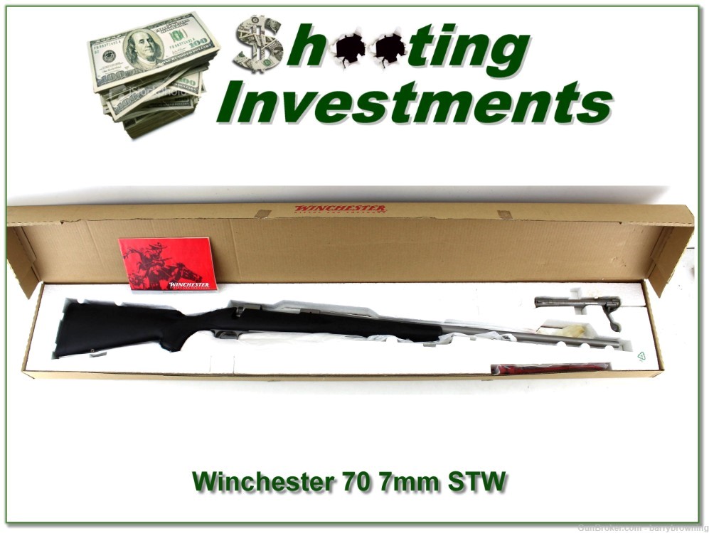 Winchester 70 Classic Stainless in rare 7mm STW unfired in box!-img-0
