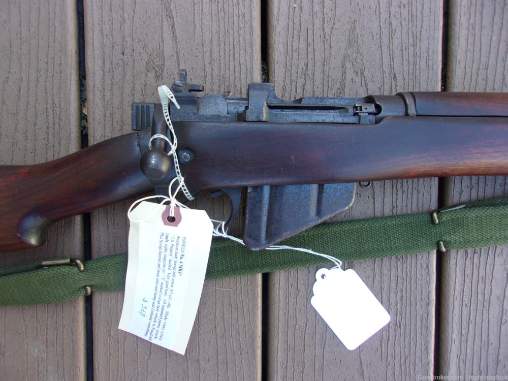 Savage American Made Enfield .303 Bolt Action Military Rifle C&R OK $1START-img-3