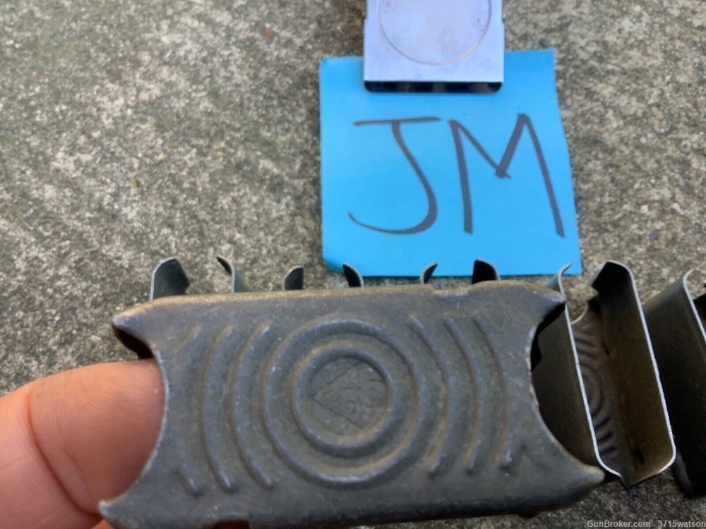 M1 Garand Clip Julius Maurer QTY - 10 NOS tumbled JMO-img-1
