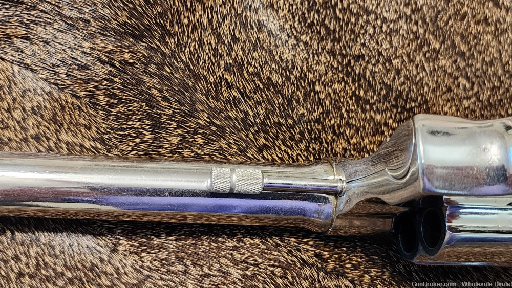 COLT New Service Revolver 38 W.C.F. 5.4" barrel Nickel-img-13