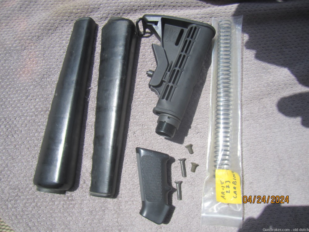 AR-15, M-16 handguards, multi-position butt stock, and carbine spring-img-0