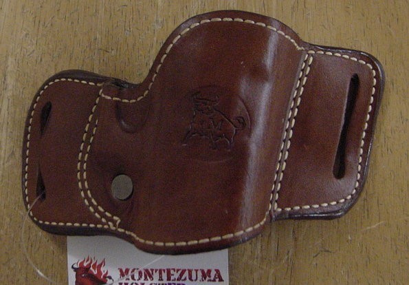 Montezuma Hip Side Belt Holster Glock Sub Compact 27 Tan-img-0