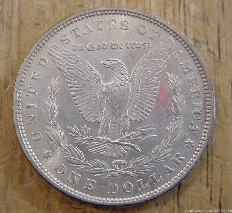 1880 Morgan  Silver Dollar   Nice  4-24-img-1