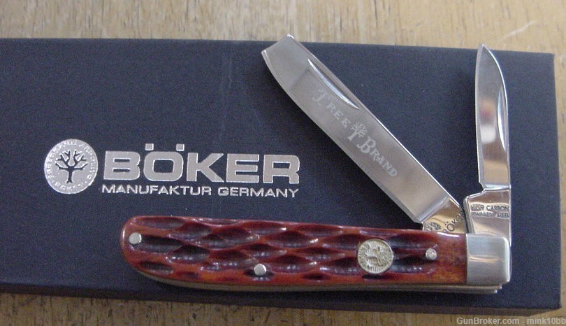 Boker Razor Jack Brown Bone Knife BO110743-img-0
