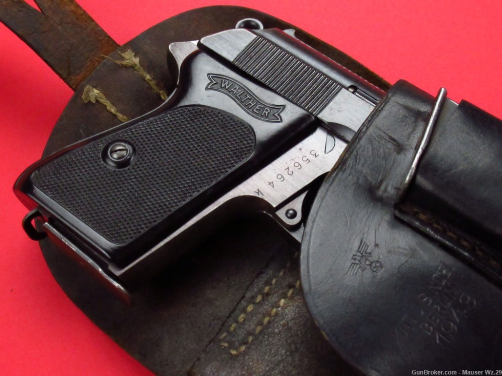 Rare 1942 WWII Police E/c Walther PPK RIG German pistol 7.65mm P38 PP-img-98