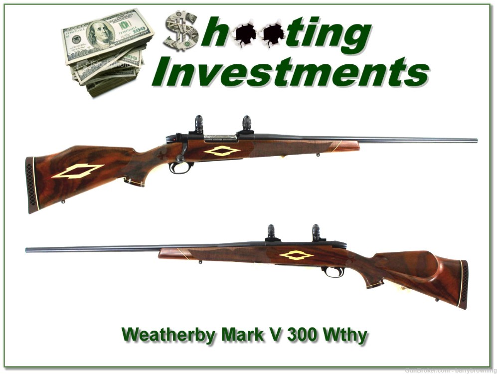 Weatherby Mark V Custom Shop 300 Wthy Mag one of a kind!-img-0