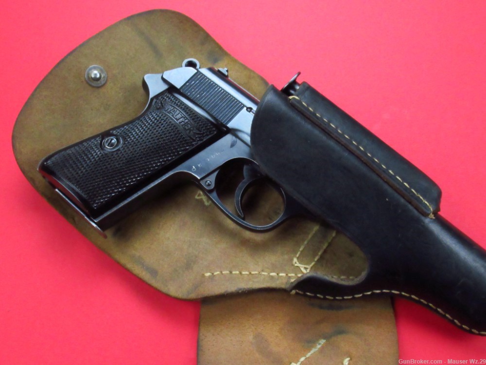 Excellent 1940 WWII Walther PP RIG German pistol PPk 7.65mm Holster P38-img-96