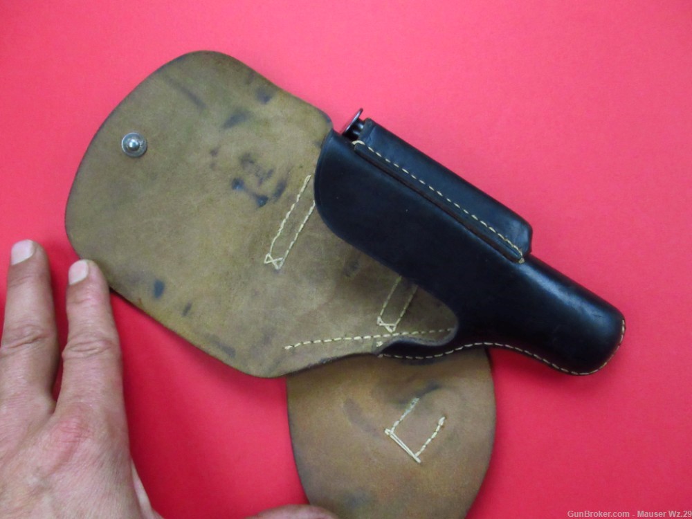 Excellent 1940 WWII Walther PP RIG German pistol PPk 7.65mm Holster P38-img-91