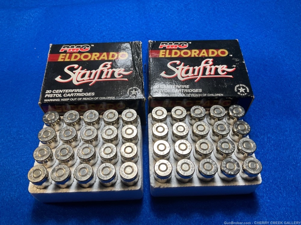 Vintage ELDORADO STARFIRE 45 auto ammo ammunition pmc 45acp 1911 defense -img-0