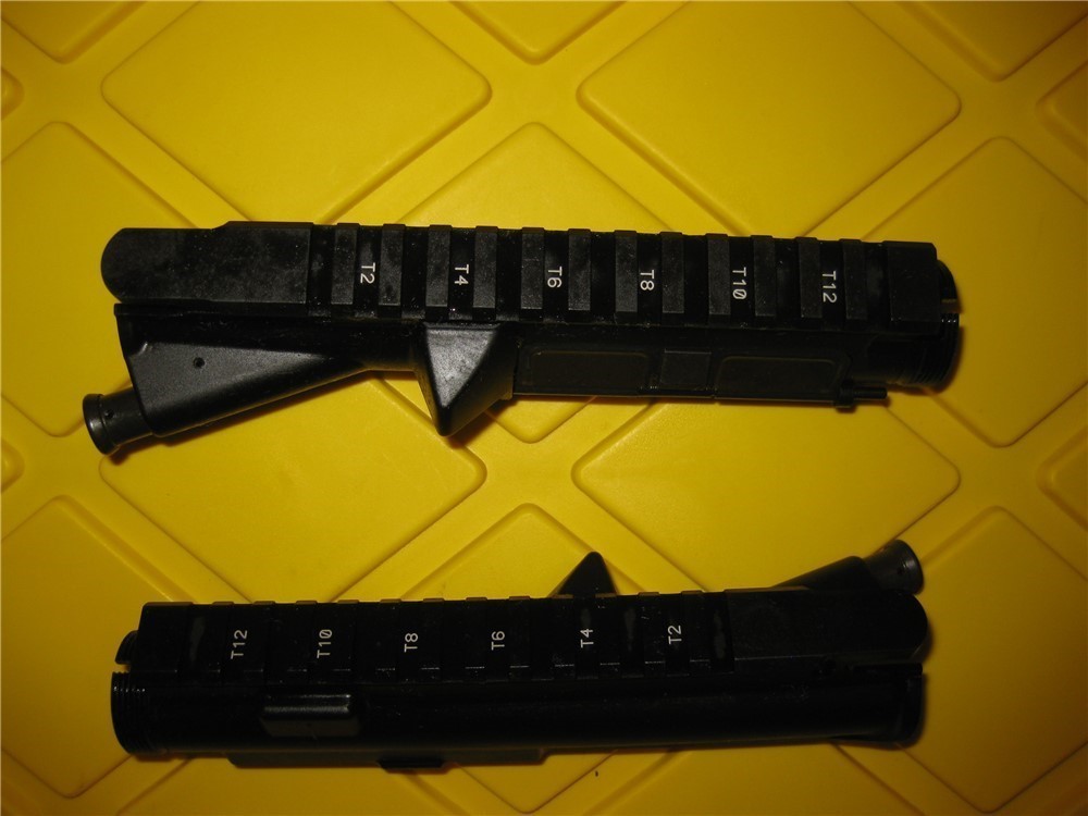 AR15 M4 Upper Receiver MIL-SPEC Black 1913 Picatinny Rail Set or 2  556/223-img-2