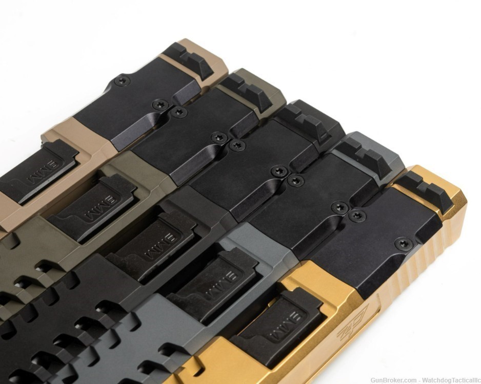 Complete GREY ZP Slide For Gen 3 Glock 19 W/ OPTIC CUT-img-8
