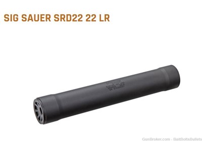 SRD22 22LR SILENCER TI 1/2X28 Titanium 22LR/22MAG/17HMR