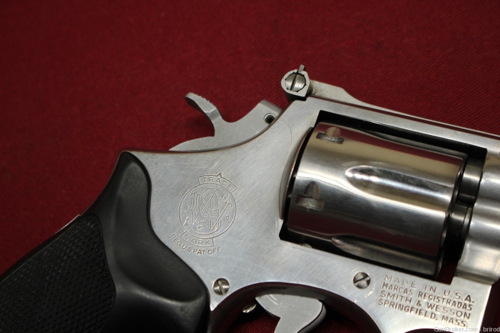 Smith and Wesson Model 67 .38spl 4" Stainless Revolver - 1st Year - 1972-img-6