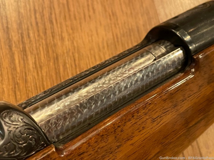 BRNO 22 F 7x57 Mauser Engraved, RARE! 7mm mauser Mannlicher gold inlay -img-4