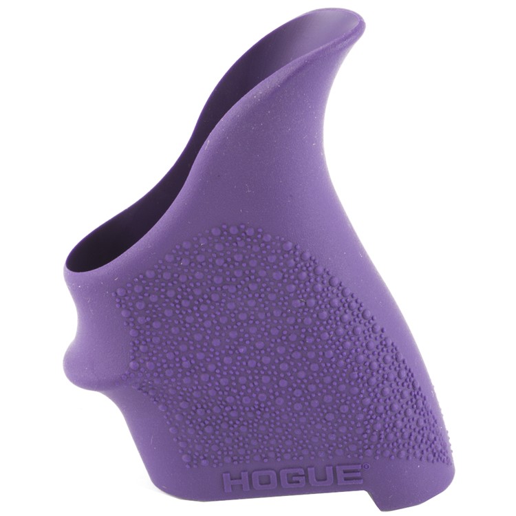 Hogue HandALL Beavertail Grip Fits S&W M&P Shield/Ruger LC9, Rubber, Purple-img-1