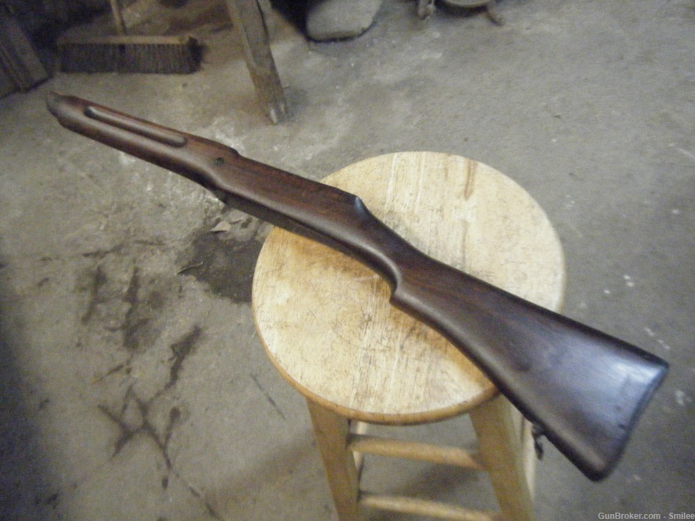 P14 British Enfield original rifle stock - shortened -img-0