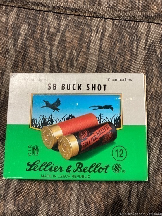 50 Rounds Sellier and Bellot 12 gauge 00 Buck Shot-img-0