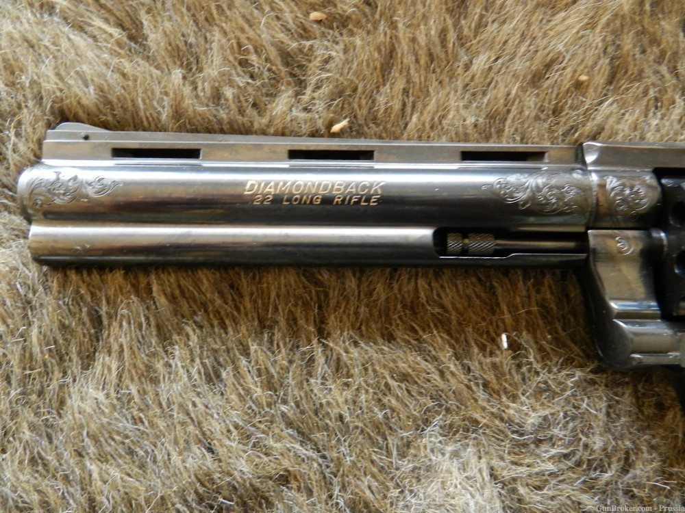 Colt Diamondback 22 Caliber 6" Blue Engraved NIB-img-9
