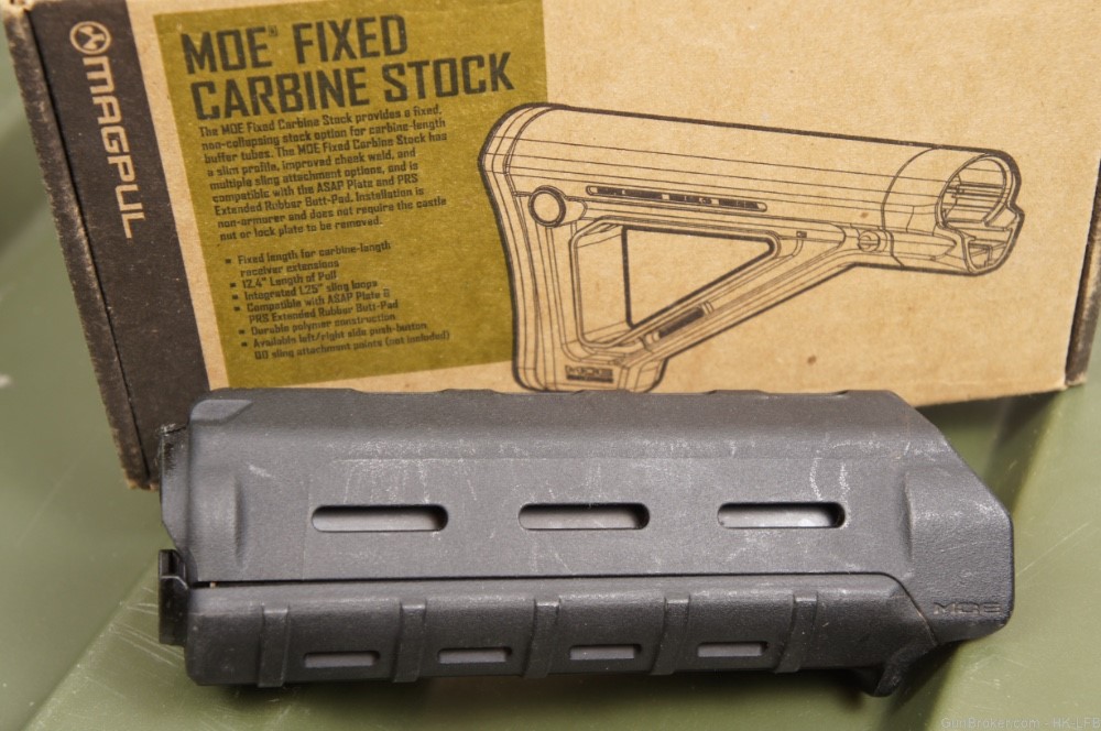 Magpul MOE Fixed Carbine Stock MIL & Hand Guards Black AR15 / M4 / M16 *VG*-img-0