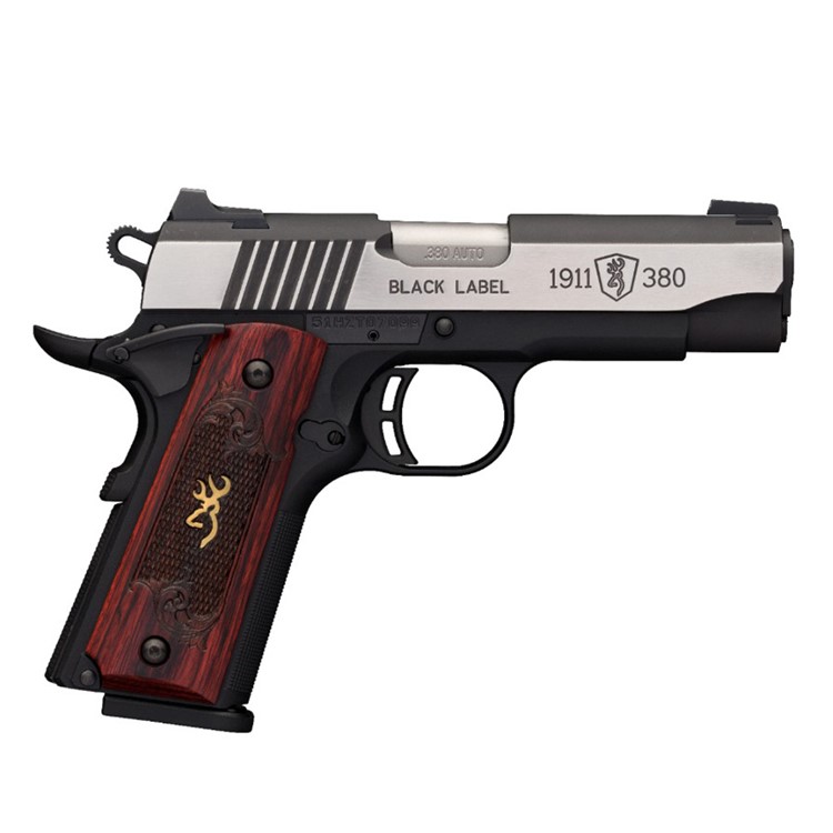BROWNING 1911-380 Blk Label Medallion Pro Comp .380 ACP 3.625in 8rd Pistol-img-2