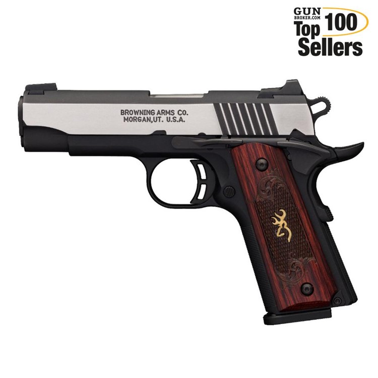 BROWNING 1911-380 Blk Label Medallion Pro Comp .380 ACP 3.625in 8rd Pistol-img-0