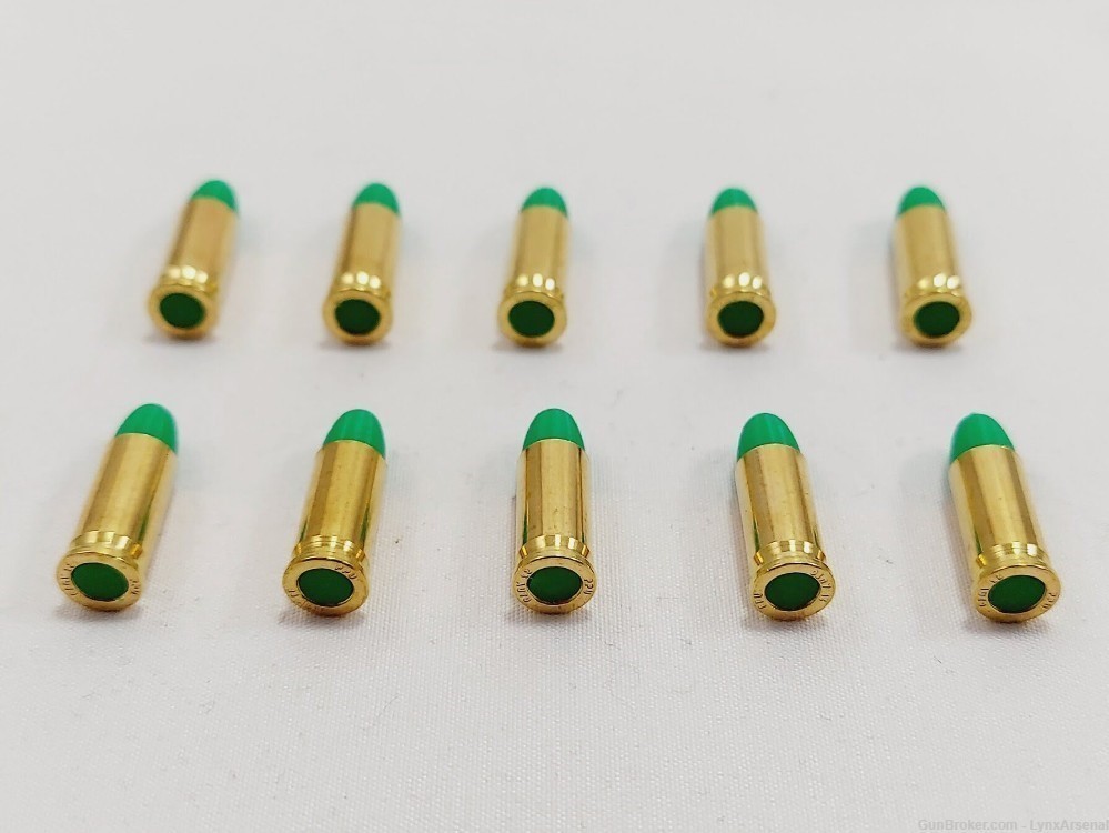 25 ACP Brass Snap caps / Dummy Training Rounds - Set of 10 - Green-img-3