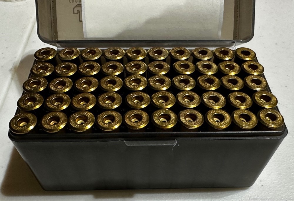 50 pieces of new old stock Winchestter 30-40 Krag 30 Army brass cases-img-0