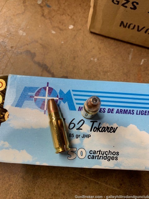 7.62x25 Tokarev Hollow Point Ammo 100 Rounds Verified Member-img-1