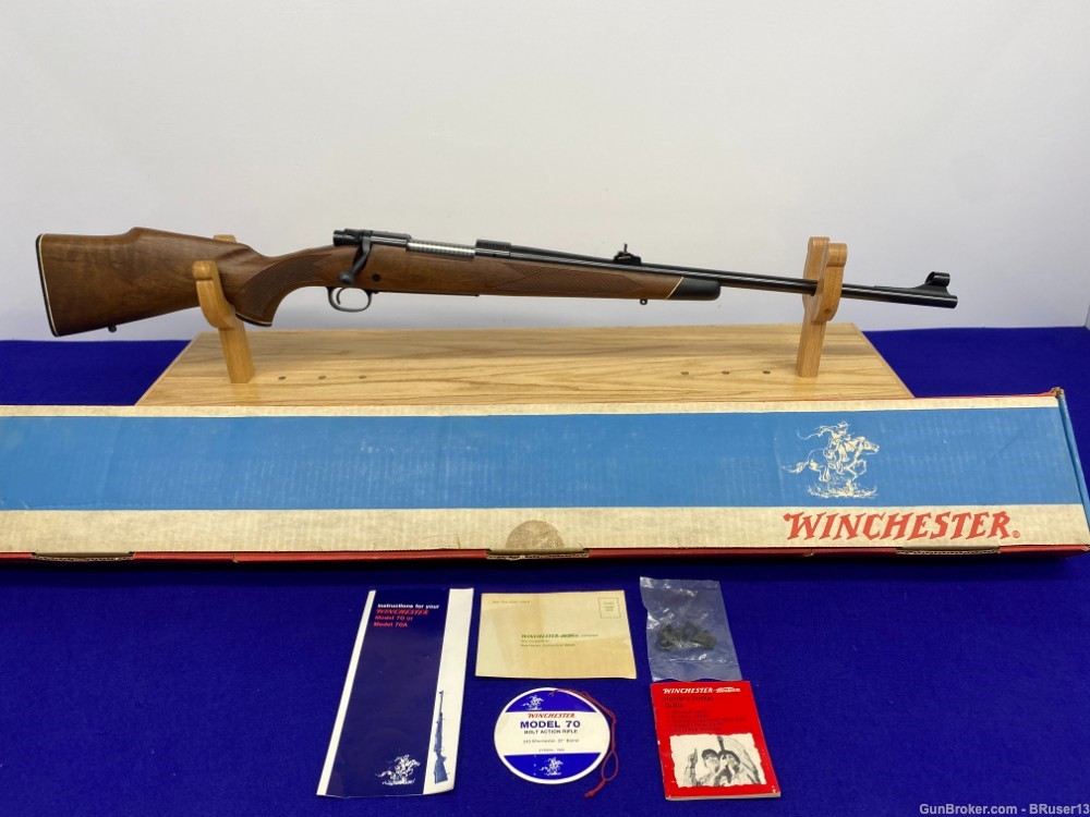 1977 Winchester 70 .243 Win Blue 22" *MOST ICONIC BOLT-ACTION RIFLE*-img-0