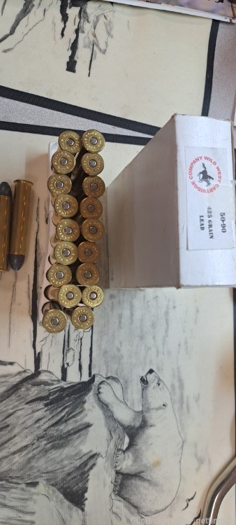 Wild west cartridge Co 50 90 sharps ammo-img-0