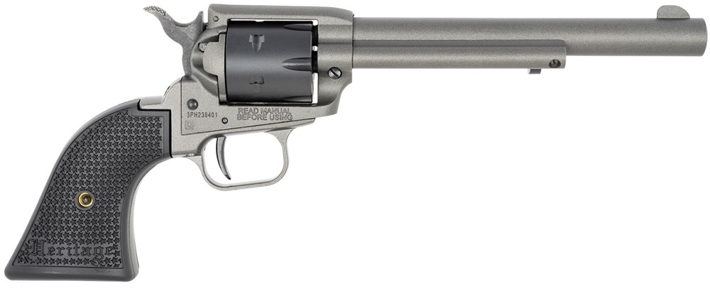 Heritage Mfg Rough Rider 22 LR Revolver 6.5 Tungsten Gray RR22C6-img-0