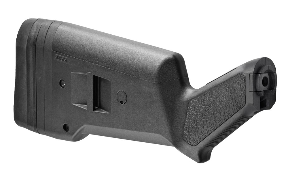 Magpul SGA Shotgun Stock Fixed Black Synthetic for Mossberg 500, 590, 590A1-img-0