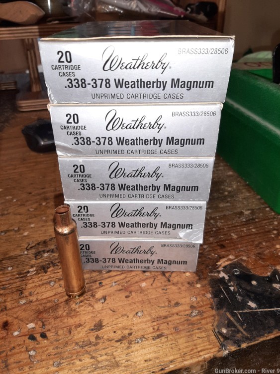 338-378 Weatherby new brass 100 count-img-0