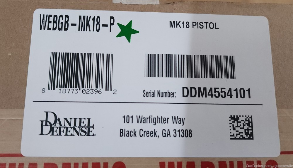Daniel Defense DDM4 MK18 MK-18 Pistol FDE RISII 5.56NATO 10.3" Layaway-img-11