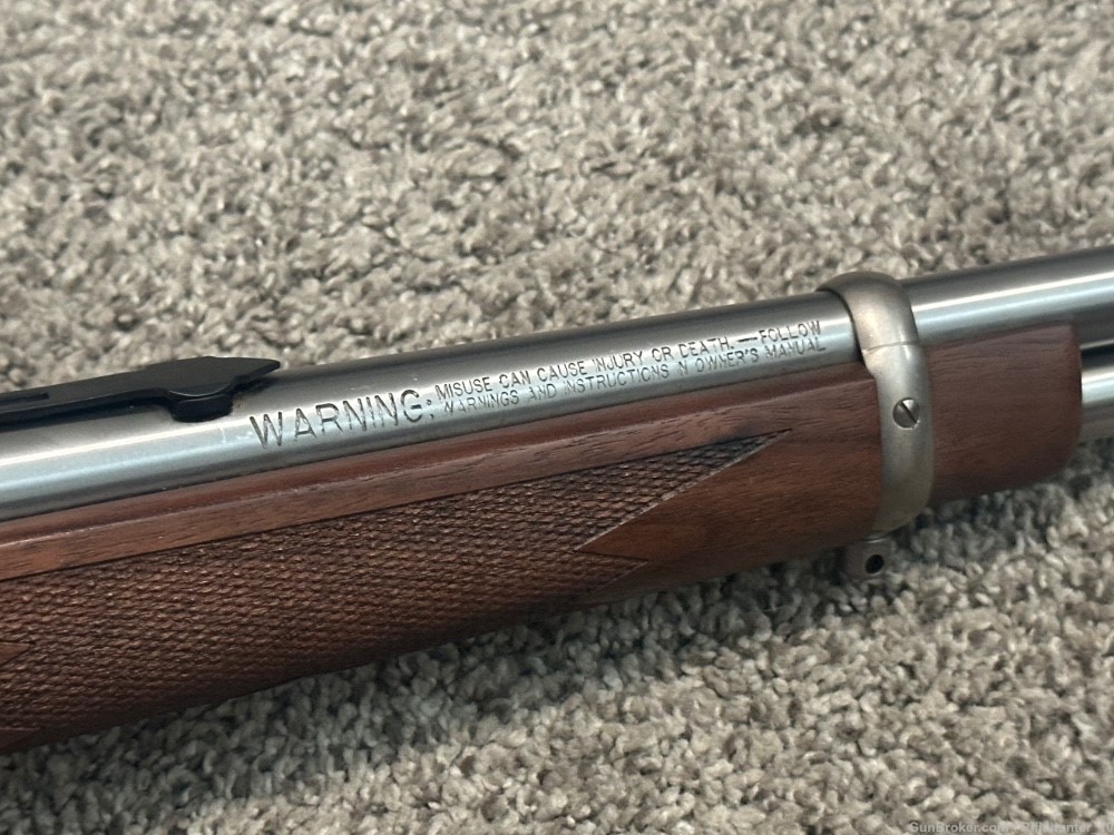 Marlin 336SS 30-30 win lever action stainless SS 20” brl walnut nice -img-3