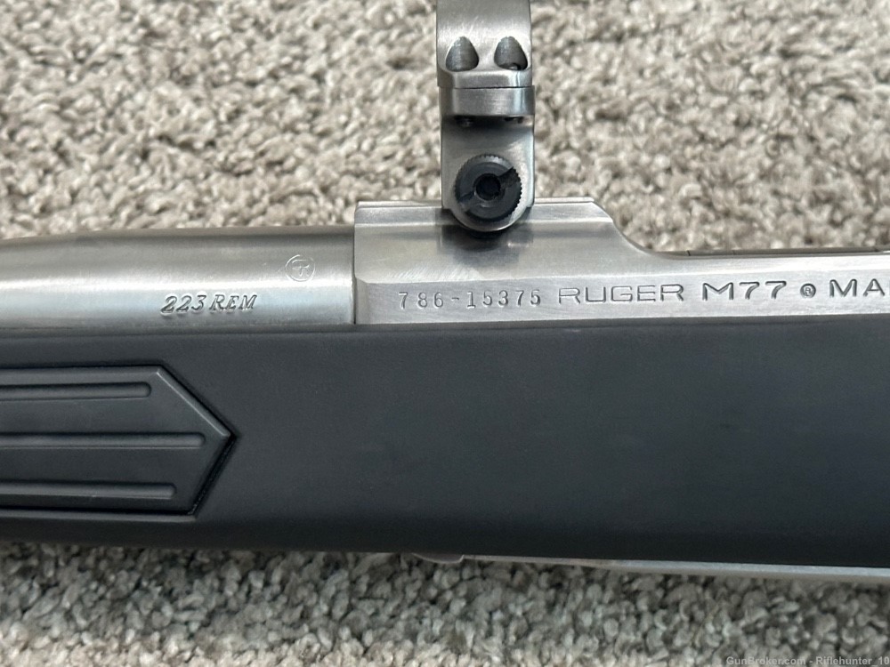 Ruger M77 Mark II 223 rem. Paddle zytel stock stainless 22” SS  rare-img-6