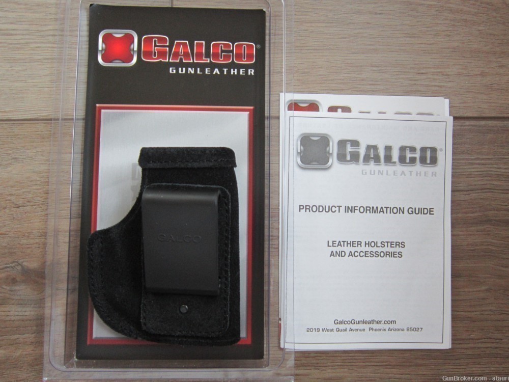 Galco Stow-N-Go RH IWB Holster Ruger LCP II Keltec P32 P3AT CTC Laserguard-img-1