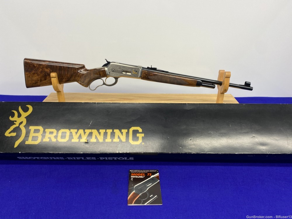 Browning 71 High Grade .348 Win Blue 20" -LIMITED EDITION- Only 3000 Made-img-0