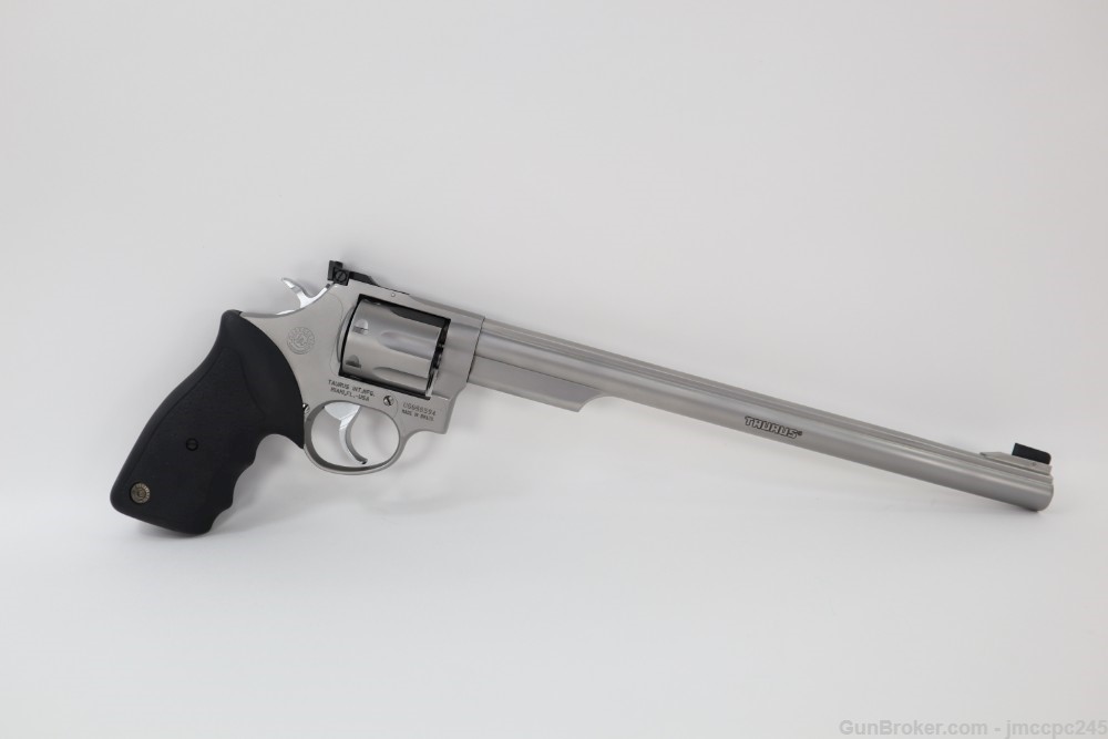 Rare Very Nice Stainless Taurus 66 Silhouette .357 Magnum Revolver W/ Box -img-5
