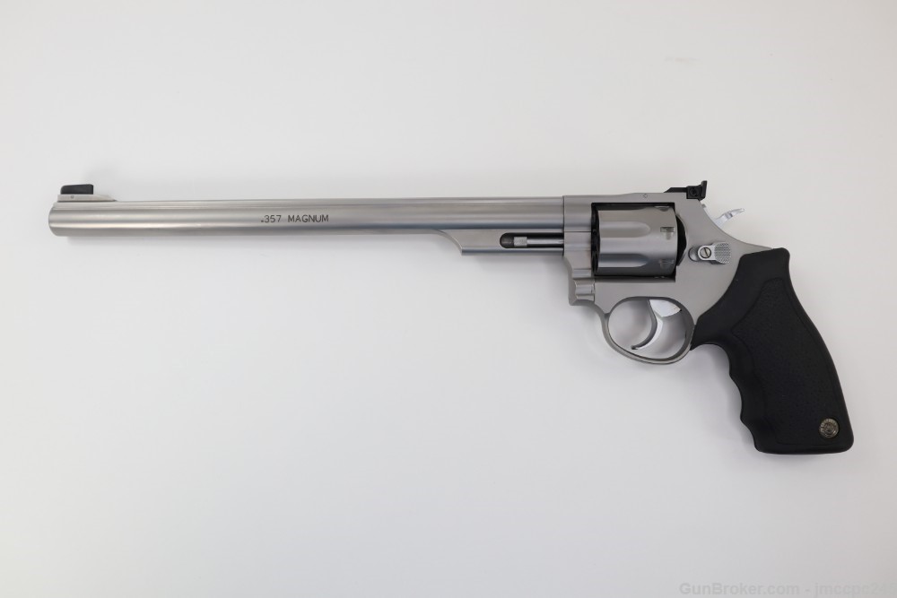 Rare Very Nice Stainless Taurus 66 Silhouette .357 Magnum Revolver W/ Box -img-6