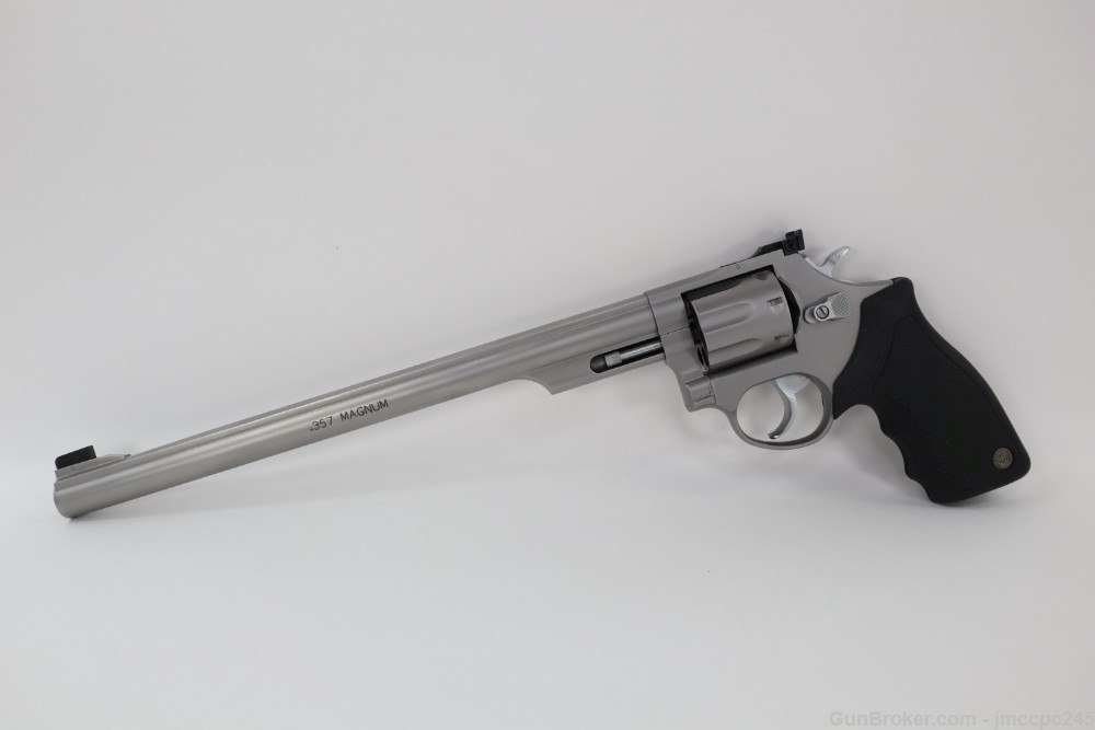 Rare Very Nice Stainless Taurus 66 Silhouette .357 Magnum Revolver W/ Box -img-4