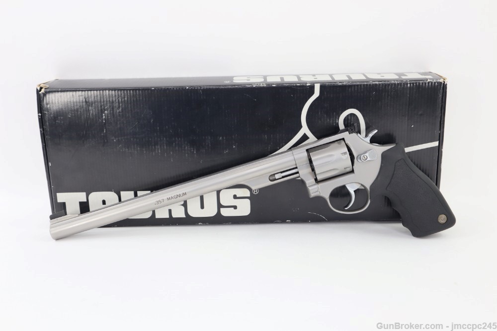 Rare Very Nice Stainless Taurus 66 Silhouette .357 Magnum Revolver W/ Box -img-0