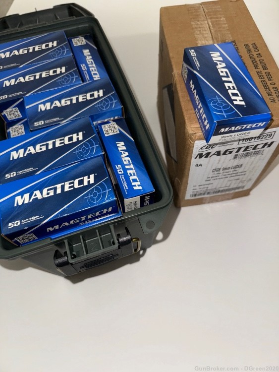 MagTech 9mm Ammo for Sale 1,000 Rounds-img-1